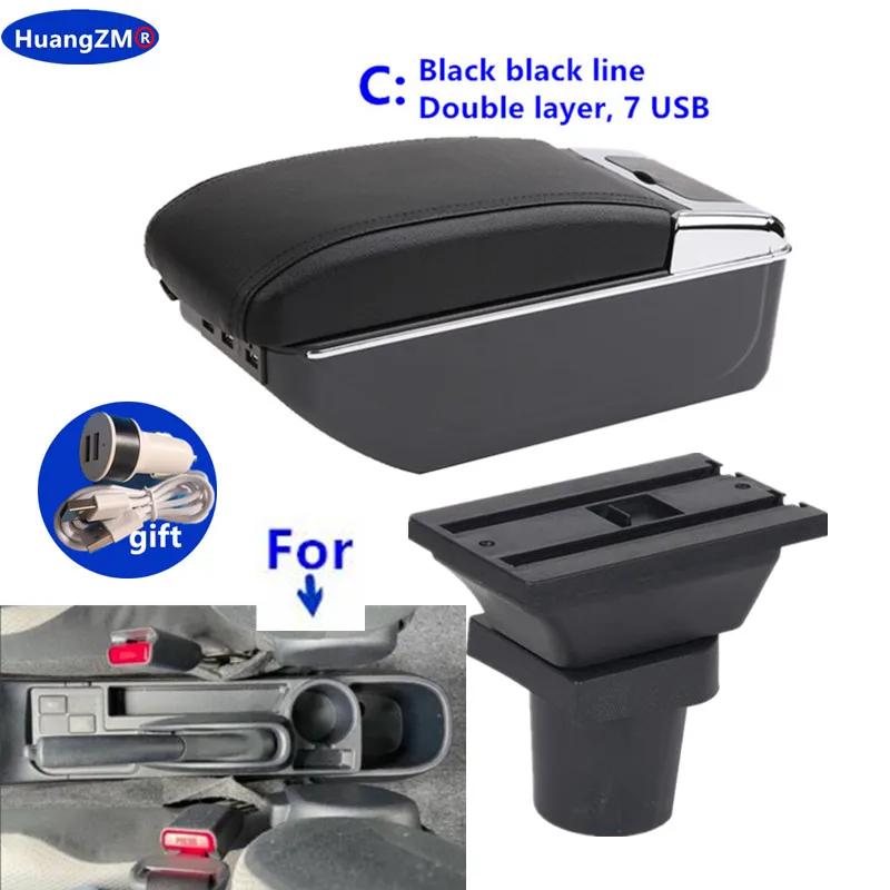 For Toyota Yaris 3 Car Armrest Box For Toyota Hybrid / Yaris Vitz Armrest Box Central Storage box Retrofit Car Accessories