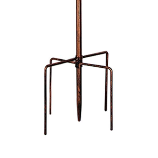 Metal Birds Bath Freestanding Birdbath Bowl with Stake Adjustable Height Birds Bath Feeder Tray for Garden Outdoor Decor