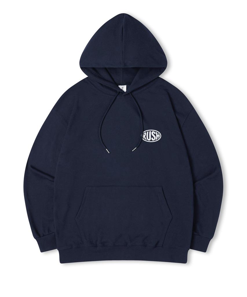 Rush Oversized Printed Hooded Sweatshirt