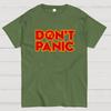 Dont Panic Cotton Summer Casual Cool Loose T-Shirt