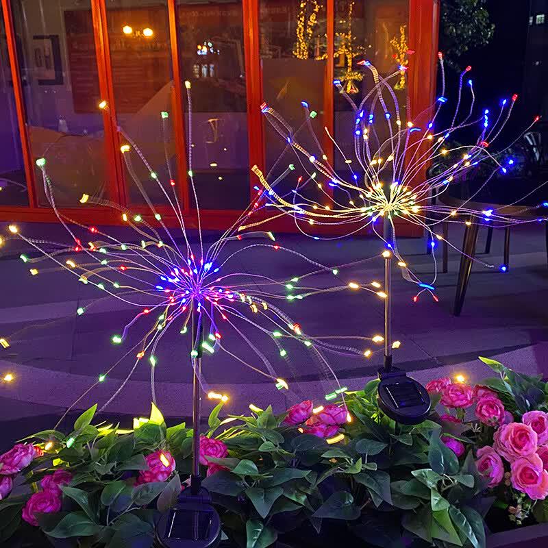 Solar Dandelion Fireworks Garden Light