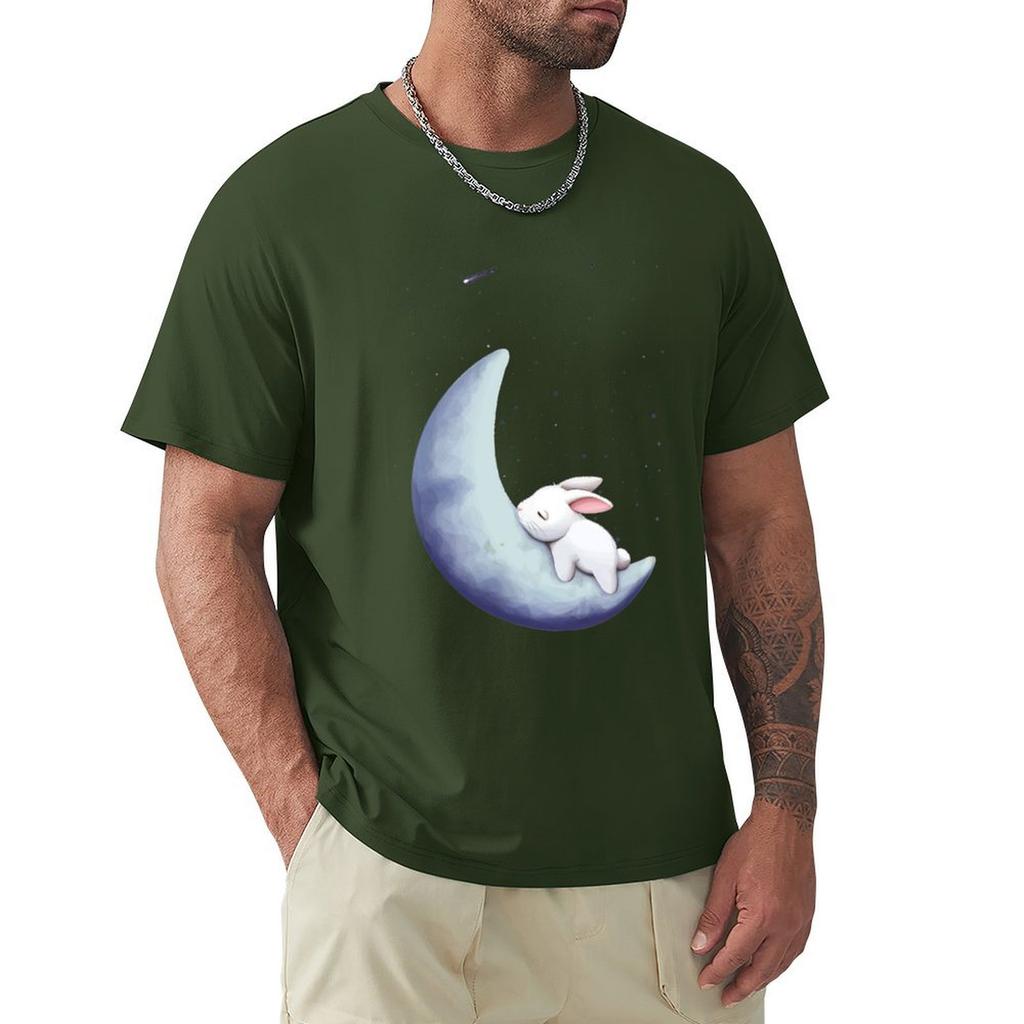 Moon T-Shirt Custom T Shirt Anime Tshirt Tops Luxury Clothes Men