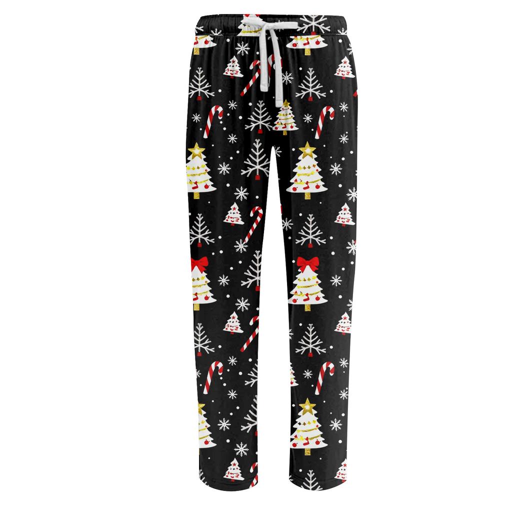 Anime Pyžamové kalhoty Oblečení na spaní Ležérní Stahovací šňůrka Kalhoty v pase Pohodlné Rovné Yoga Volné kalhoty