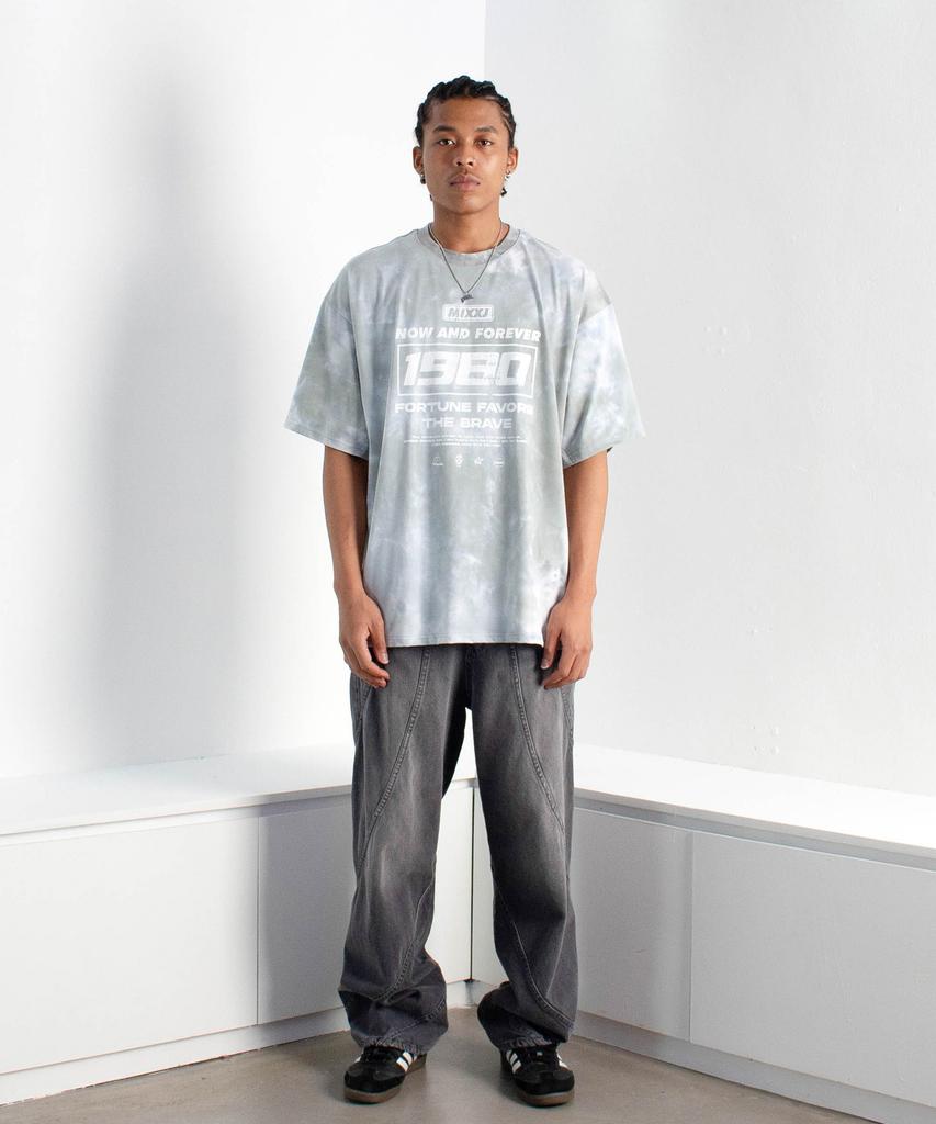 MIXXJ Tiedye 1980 Tee [Gray]