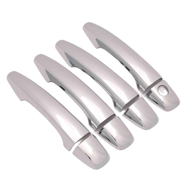 ABS Chrome Door Handle Cap Cover Trim For Citroen C3 Mk2 2010 2011 2012 2013 2014 2015 2016 Car Styling Accessories Stickers