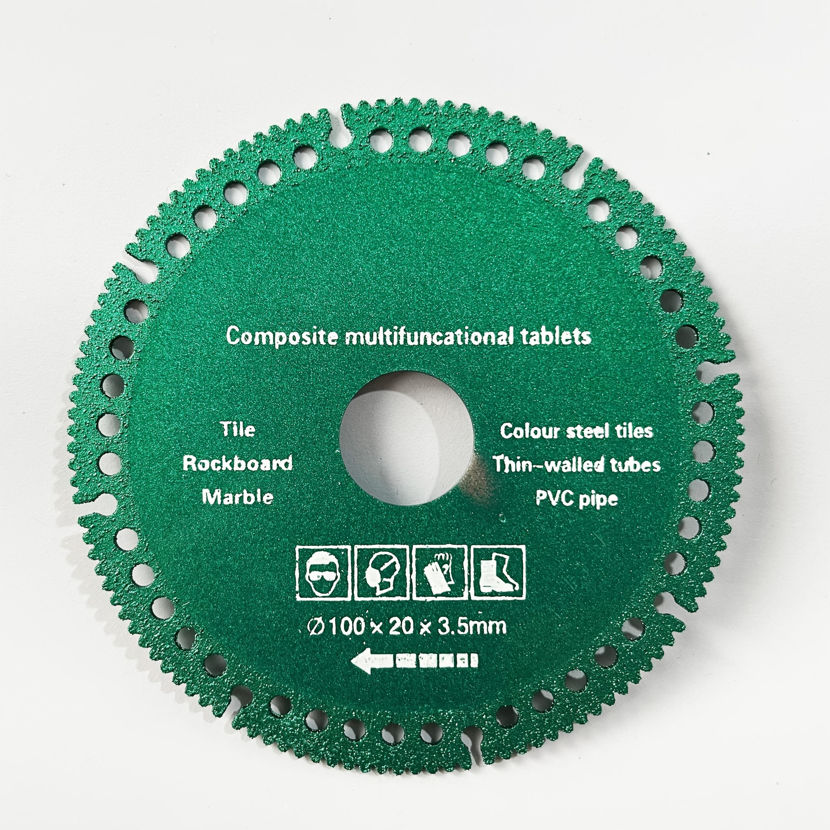 

Unbreakable Disc: with The Diamond Grinding Wheel for Smooth Slicing, Chamfering Of Tile, Marble, Slate, PVC Pipe And Wood!