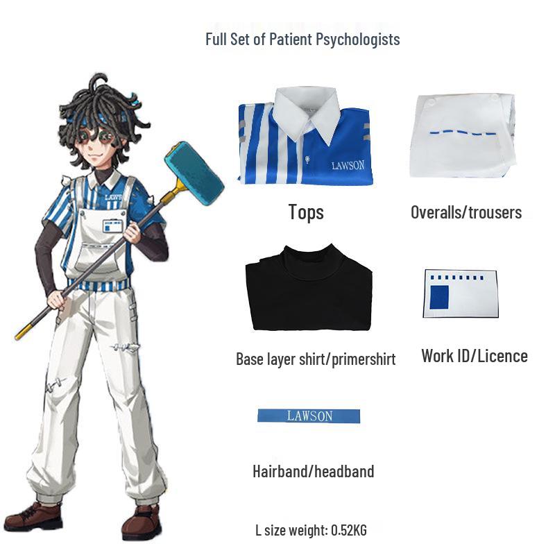Identity V Cosplay Costume: Rosen Collaboration Patient/Psychologist Model XL
