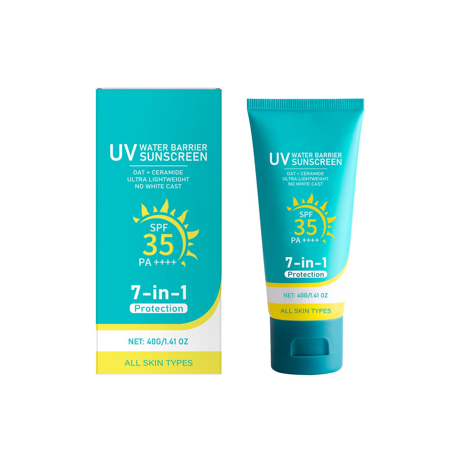 

Увлажняющий легкий солнцезащитный крем УФ-увлажняющий Осветляющий Изоляция Высокий УФ-солнцезащитный крем One Size