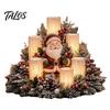 Christmas Table Centerpieces Lighted Centerpiece, Atmospheric Ornament with Warm Glow, USB Indoor Seasonal Displays Powered Plastic Crafts for Holiday
