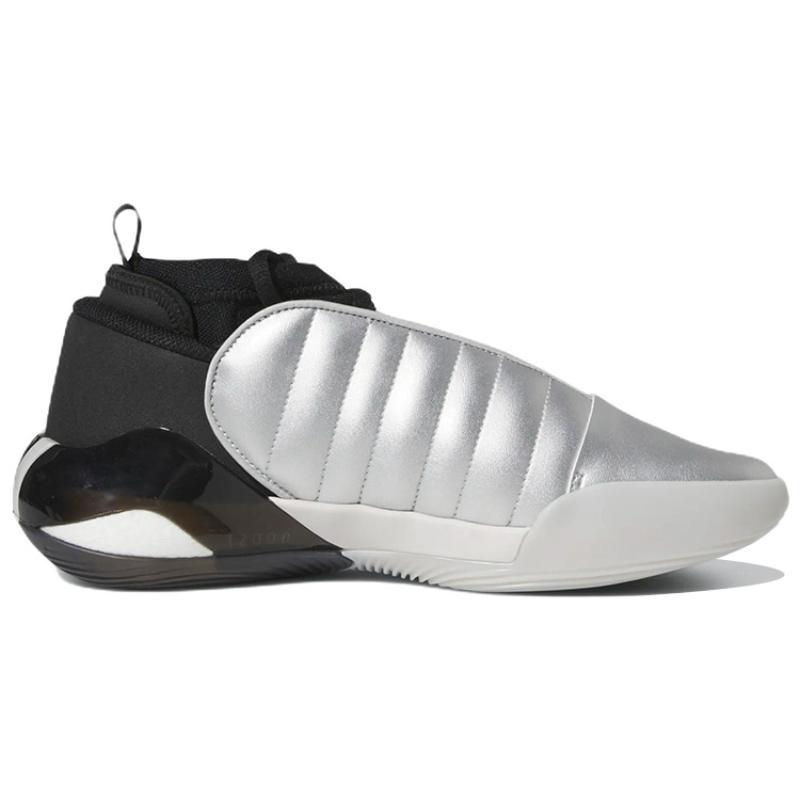 Adidas Harden Volume 7 Basketball Shoes 'Silver Metallic / Black' Sneakers HQ3424