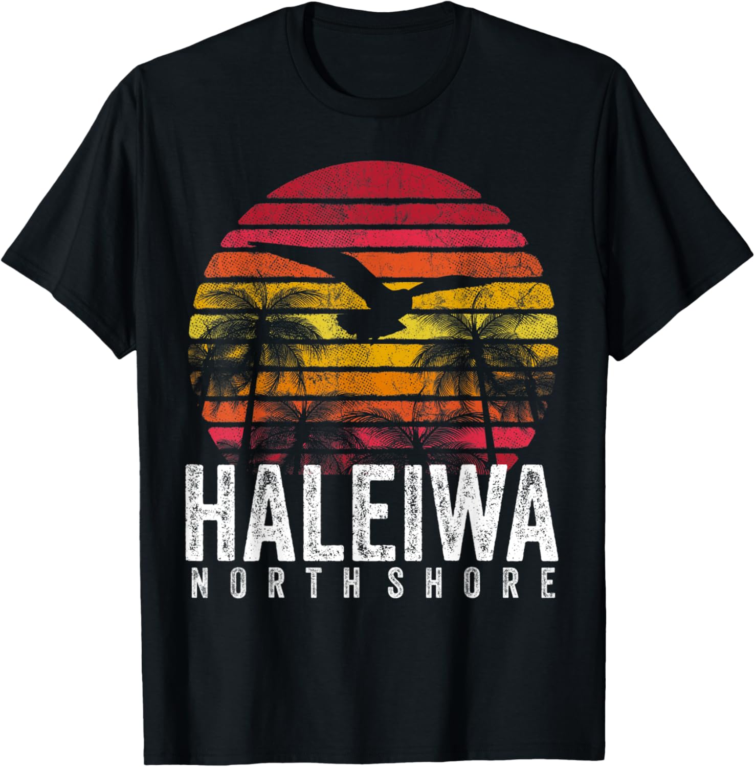 Haleiwa Hawaii HI North Shore Sunset Surf Surfing Surfer T-Shirt S