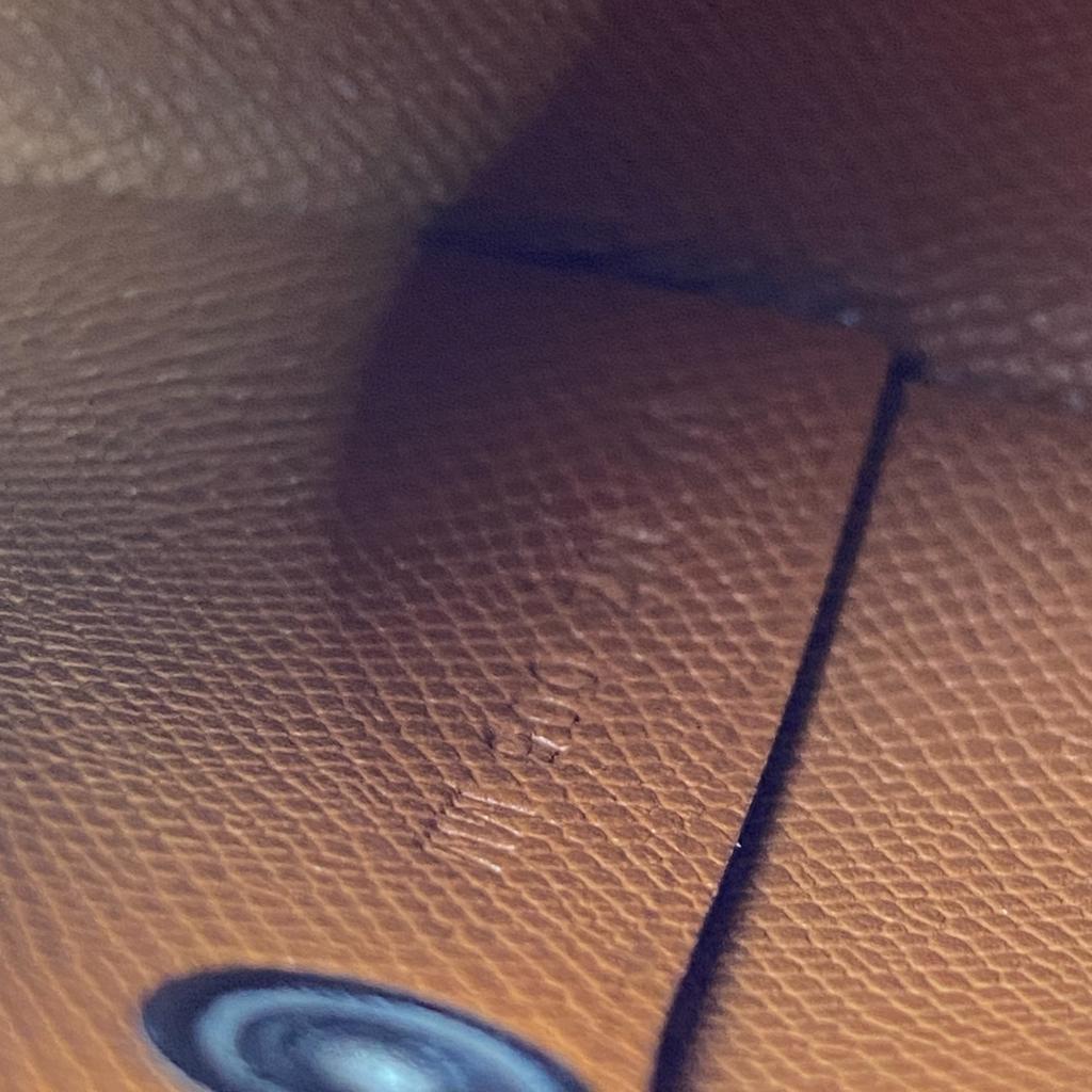 Used HERMESCoin Case Brown Leather Women