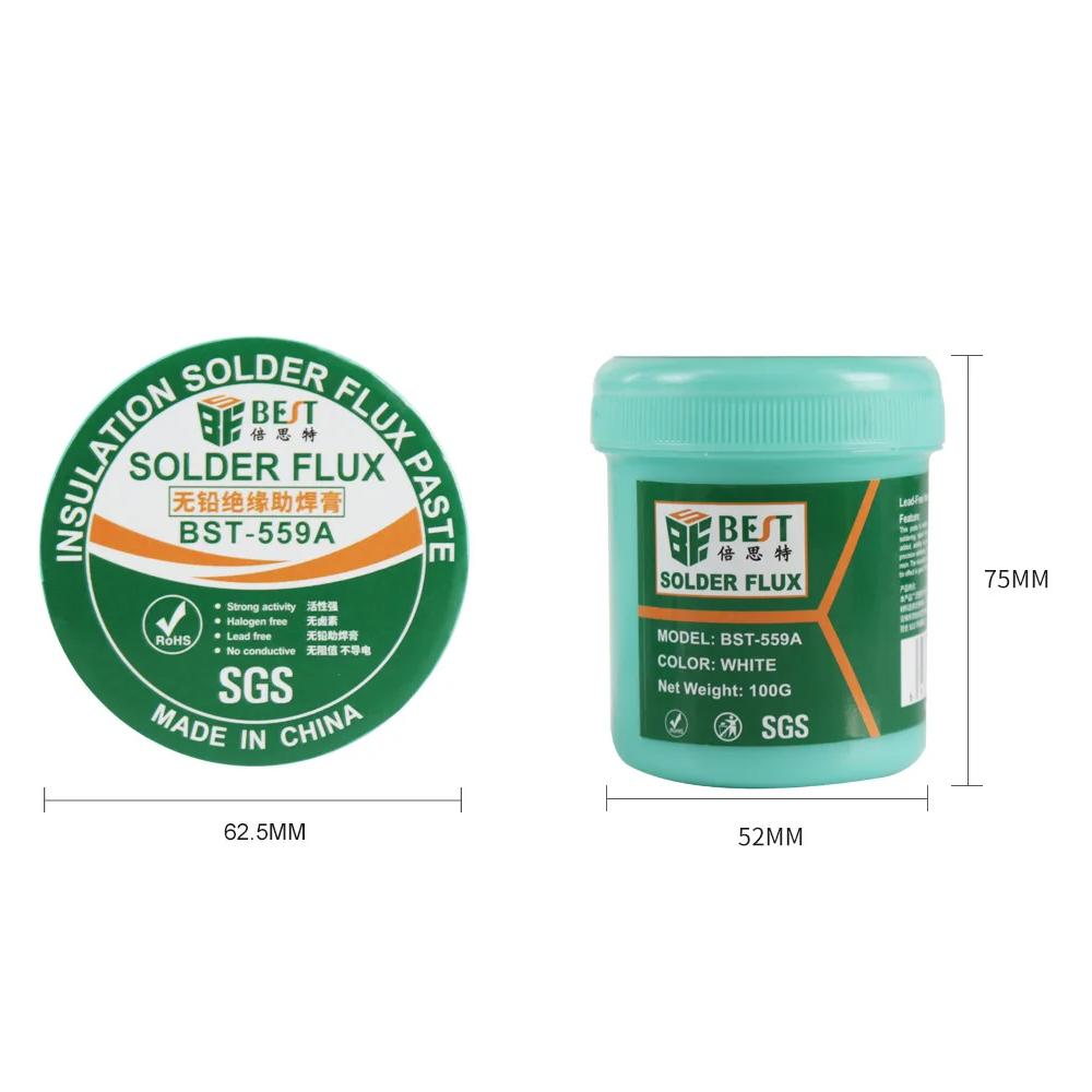 Insulation Solder Paste Flux 30/40/50/100g Lead Free Fluxs For Soldering BGA PCB IC Parts Welding Flux Soldering Gel Tool