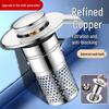 Universal Anti-Clog Deodorizing Push-Button Basin Drain Stopper