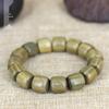 Argentinisches Grünes Sandelholz Buddhistisches Gebetsperlenarmband für Männer und Frauen