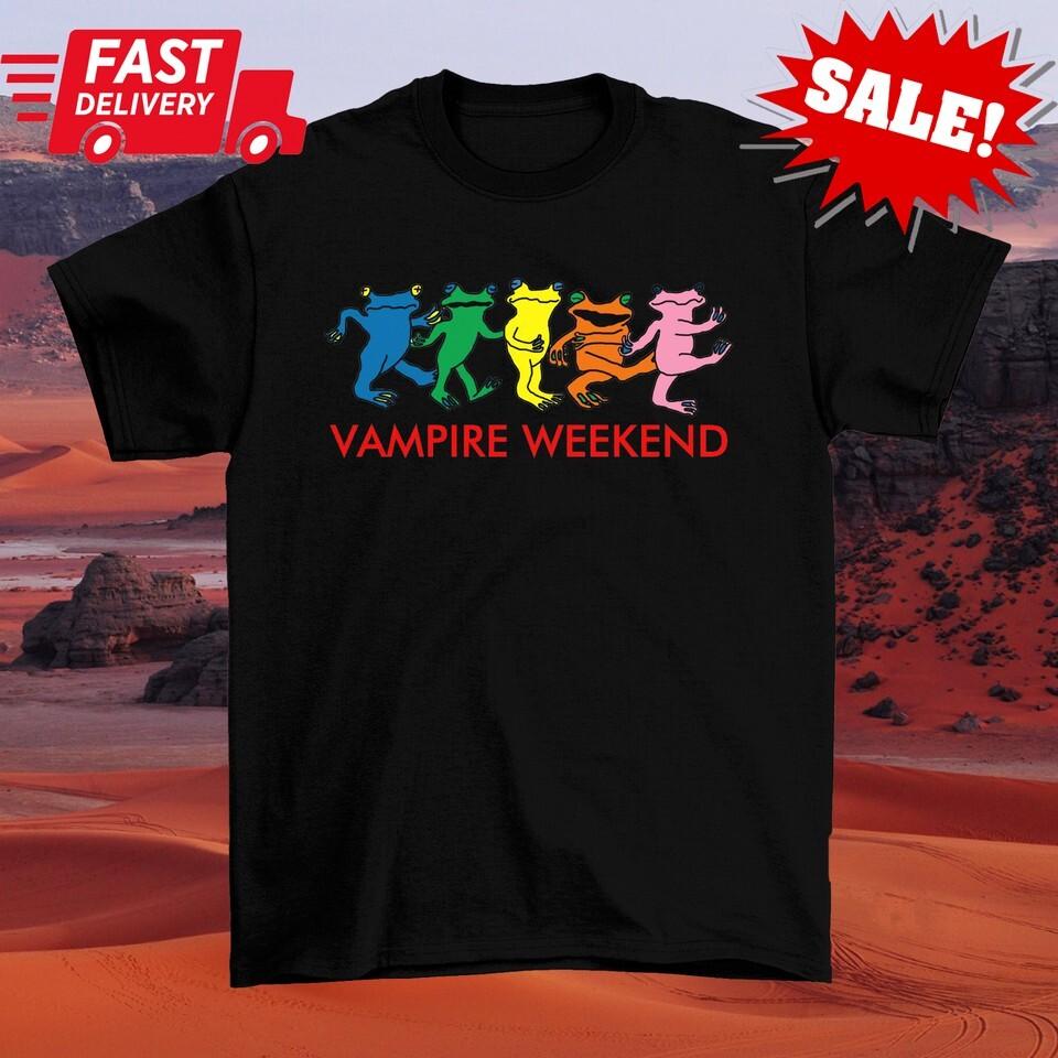 

Смешная футболка с танцующей группой Vampire Weekend, черная, унисекс UU053 4XL