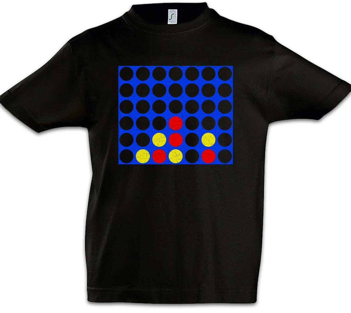 Connect Four Board Kids Boys kids boys T-Shirt Four Four in a Row Winning Game Board 110