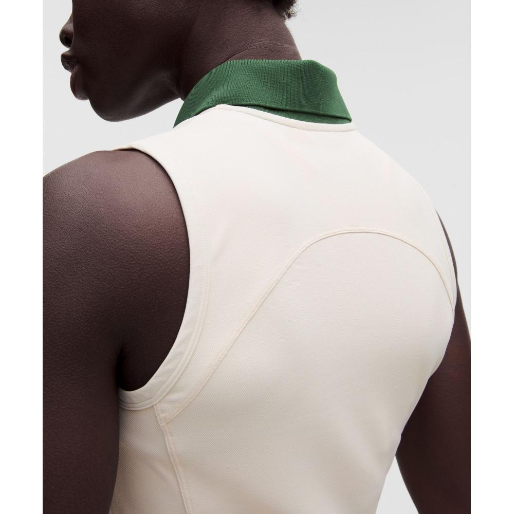 Lullulemon Sleeveless Golf Polo Dress Ltiv Ivyg