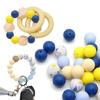 Bracelets Beads Silicone Material Colorful Loose Bead Jewelry Making Supplies