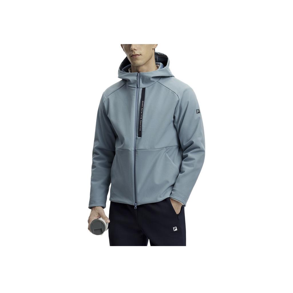 New FILA Jacket Men's Star Gray Blue A11M411712F-BU