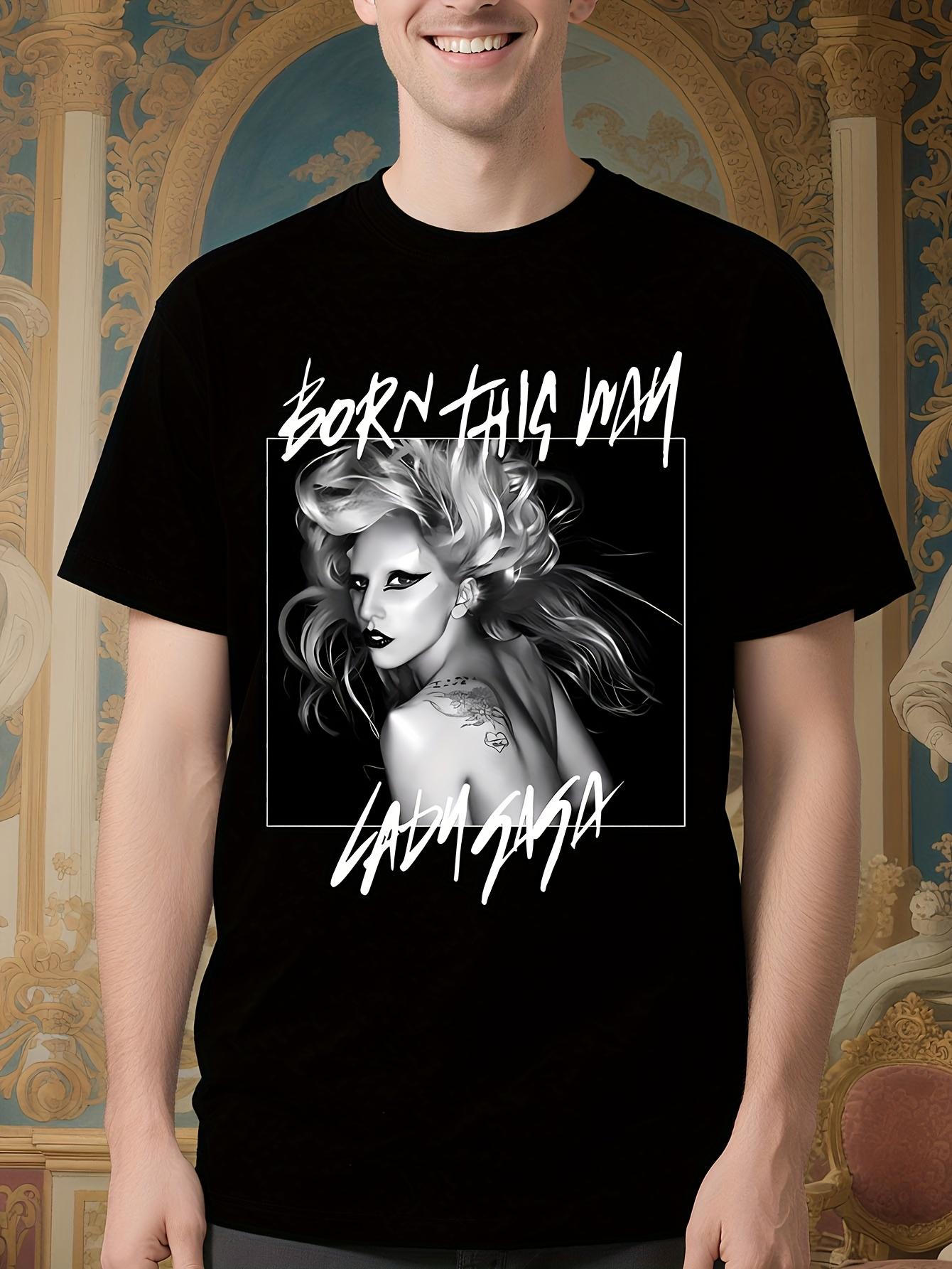 Lady Gaga BORN THIS WAY Album Vintage Graphic Tee - Bor... L