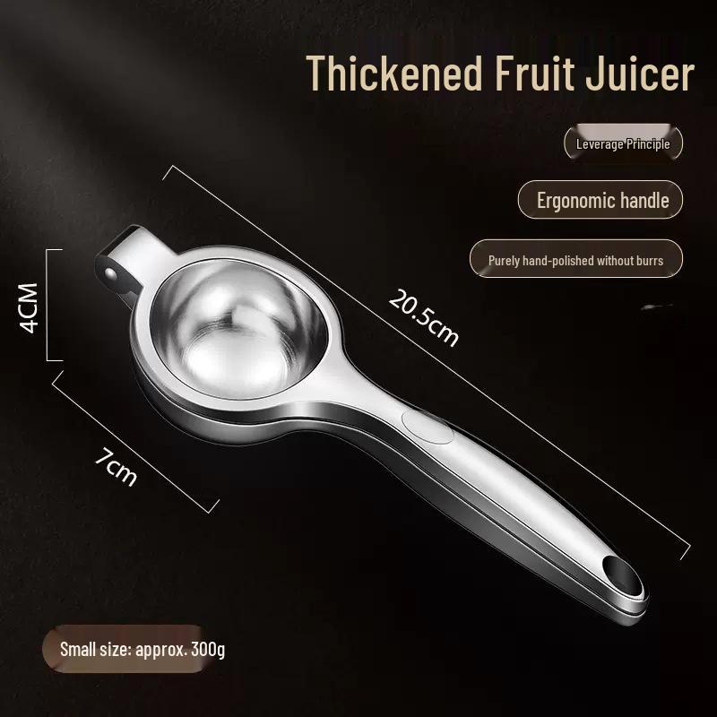 Zinc Alloy Manual Citrus Juicer for Lemons, Apples, and Oranges