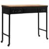 Vintage Console Table In MDF and Fir Wood - VIDAXL - 100 X 33.5 X 80 Cm - Black - Set of 4