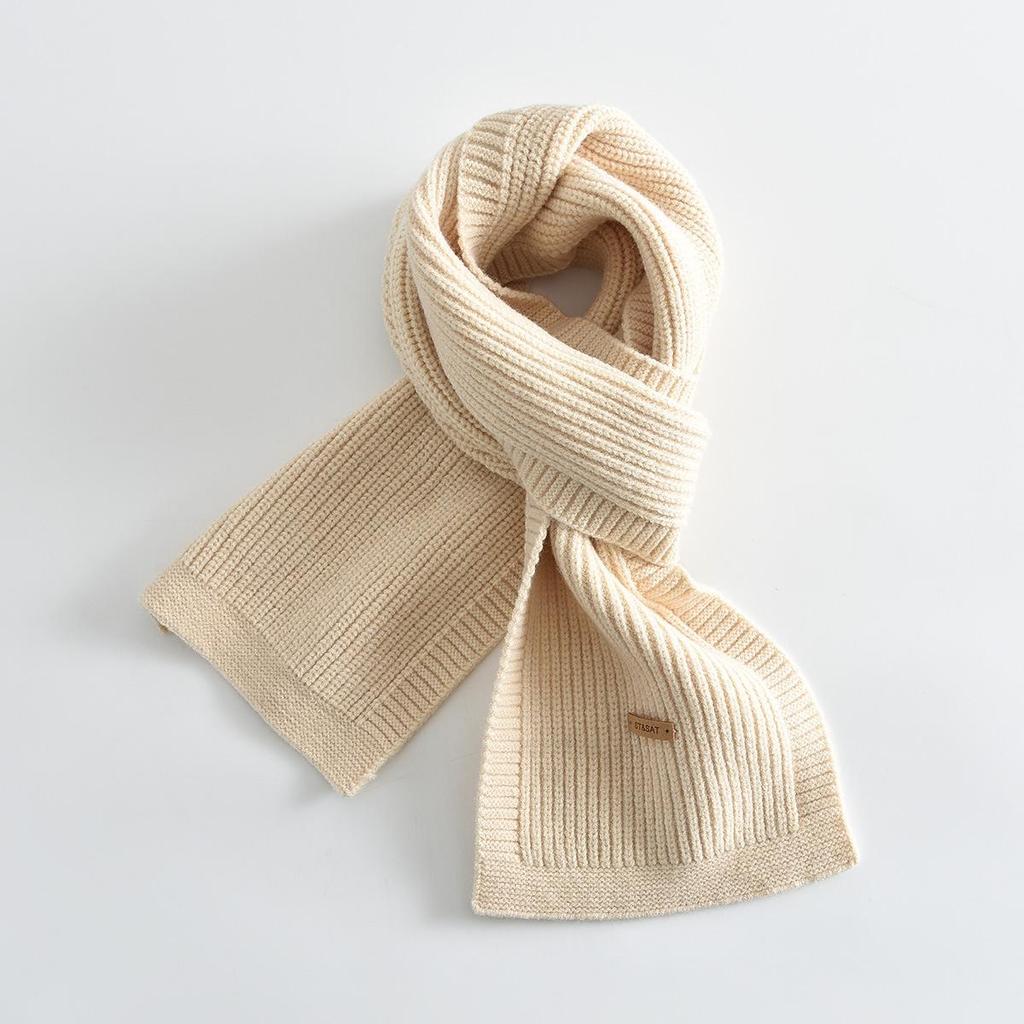 Children's Korean-Style Knitted Winter Scarf – Warm, Windproof, Skin-Friendly Neck Warmer