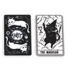 5PCs Black White Acrylic Tarot Pendants Rectangle Cat Double-sided Charms For DIY Earrings Necklace Jewelry Making 3.8cm X 2.3cm