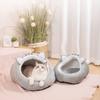 Wholesale Cat Ear Slippers Nest Four Seasons Universal Semi-enclosed Cat House Pet Cat Supplies Winter Warm Cat Nest