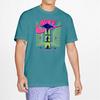 Nike Alien Print Logo Sports Round Neck Short Sleeve T-Shirt Men Tops Blue CU6949-424