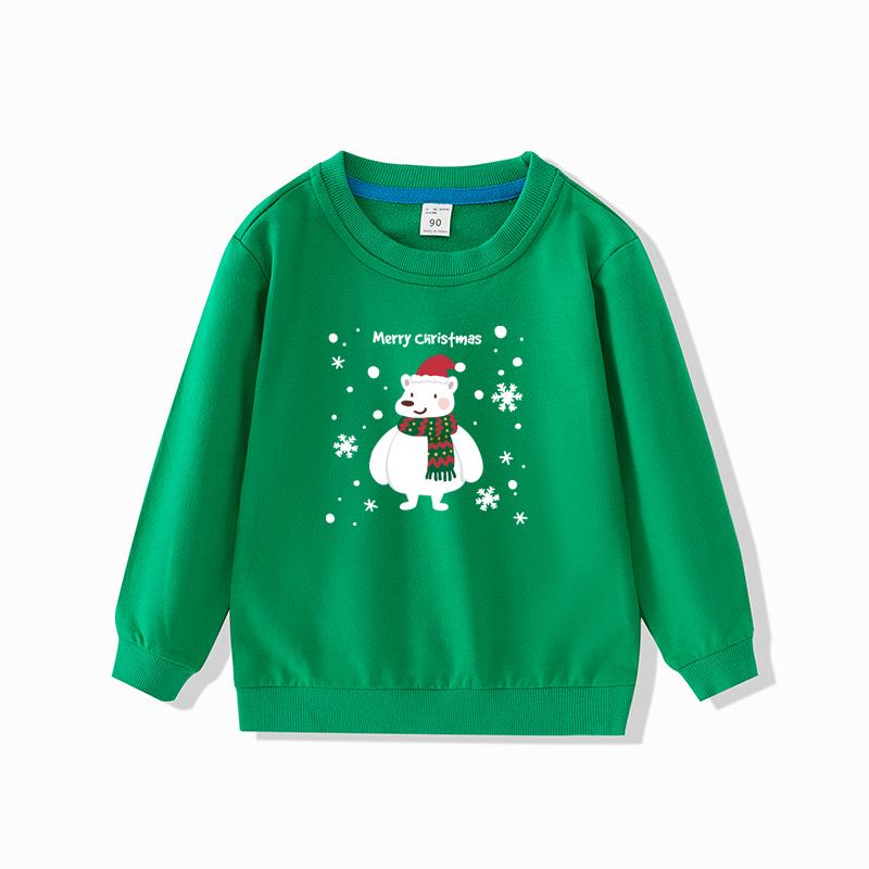 2023 Children's Spring Pullover: Little Snowman Christmas Hoodie and Base Layer Shirt