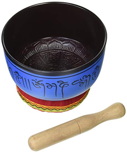 

Sound King Singing Bowl BG-SB2 (18cm) - Deep, Clear Tone - For Relaxation, Meditation, and Healing - Includes Cushion and Mallet