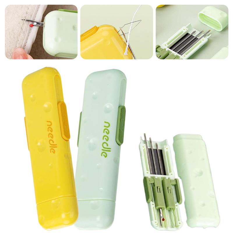 3 In 1 Double Head Needle Threader Manual Threader Stitching Remover Household Sewing Accessories Double End Design Needle Work