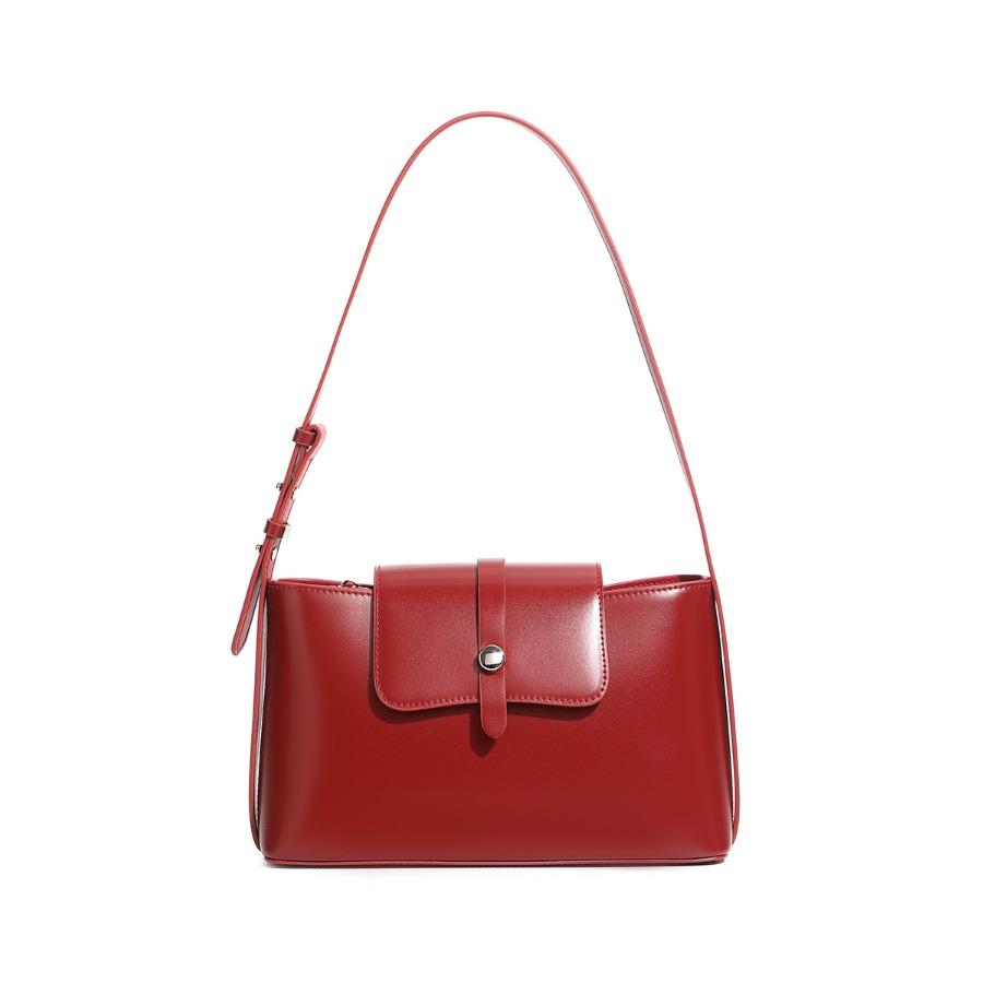 Koreanische Nischen-Achseltasche Damen Leder Neu Hochwertige Einzel-Schultertasche Mode Vielseitig Crossbody Damen Tasche