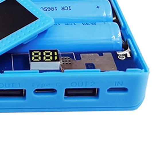 18650 Battery Box Overcharge Overcurrent Protection Dual USB Output Repeatable Replacement Digital