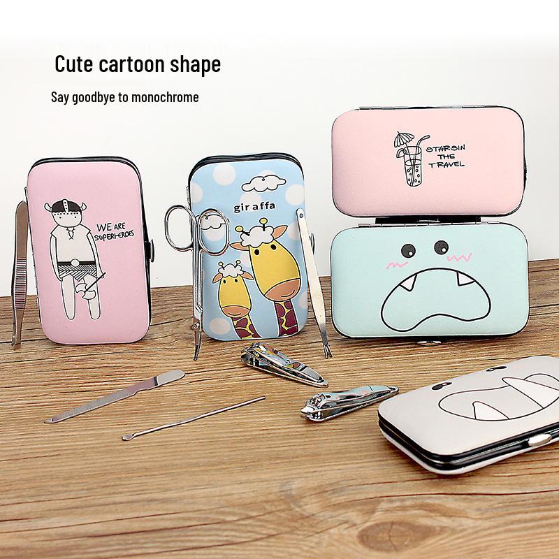 

Personalized Cartoon Nail Clipper & File Set - Cute, Fashionable Manicure Tools
