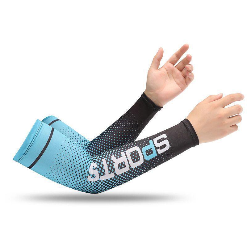 Eisseidenärmel Sonnenschutzmanschette UV-Sonnenschutz Armstulpen Anti-Rutsch Männer Frauen Lange Handschuhe Outdoor Cool Sport Radfahren