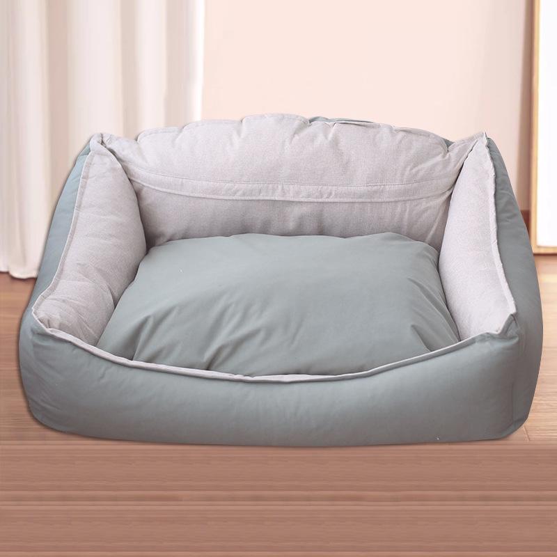 Atmungsaktives Bissfestes Waschbares Haustierbett: Ganzjahresnest für mittelgroße und große Hunde und Katzen