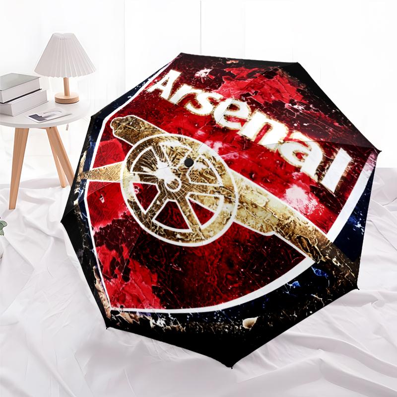 1pc A-Arsenal12 Umbrella, Sun Protection, And UV Shielding. It Has Eight Sturdy Ribs for Outdoor Use And Perfect As a Holiday Gift