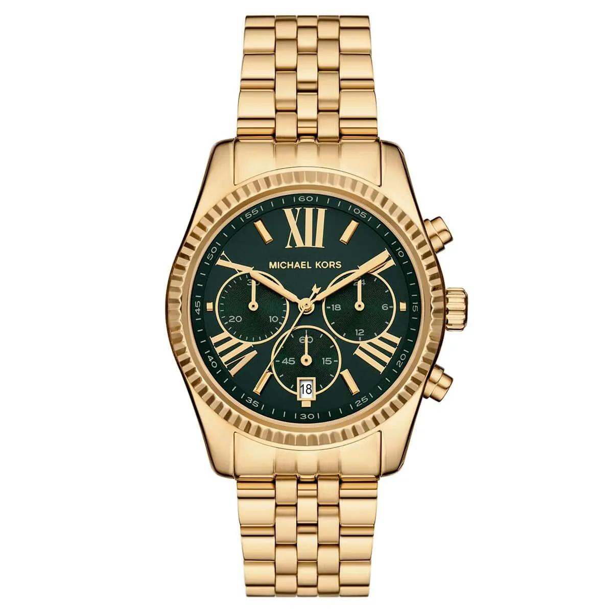 Michael Kors Women's Gold Mk4983 Analog Bracelet Watch For