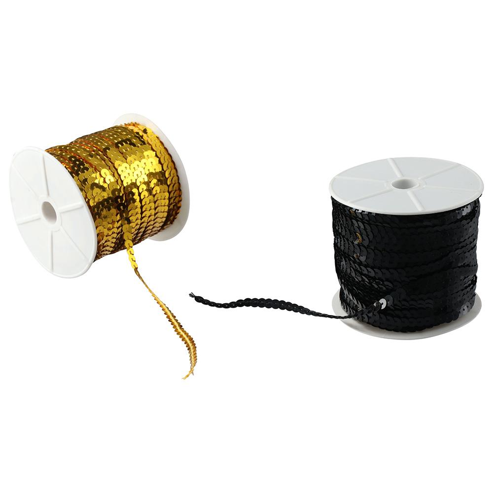 

Украшения Отделка блестками 2 рулона, плоская 200 ярдов, изделия из металла