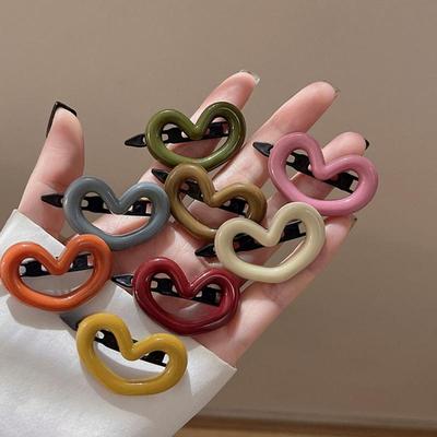 Heart Shape Hair Claw Cute Claw Hair Accessories for Bath Vivid Appearance Non-Slip Cute Heart Shape Cute  Hair Clip