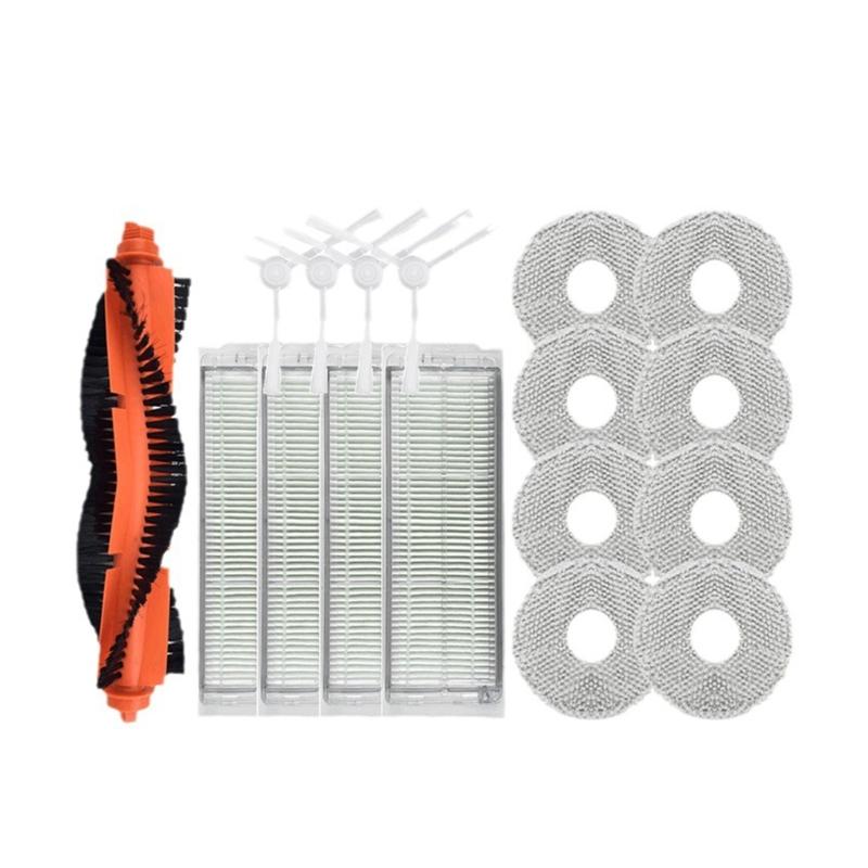 Main Brush Robot Vacuum Cleaner Accessories for Mijia 2/C101 Sweeper Replacement Main Brush Roller Filters Mop Cloth