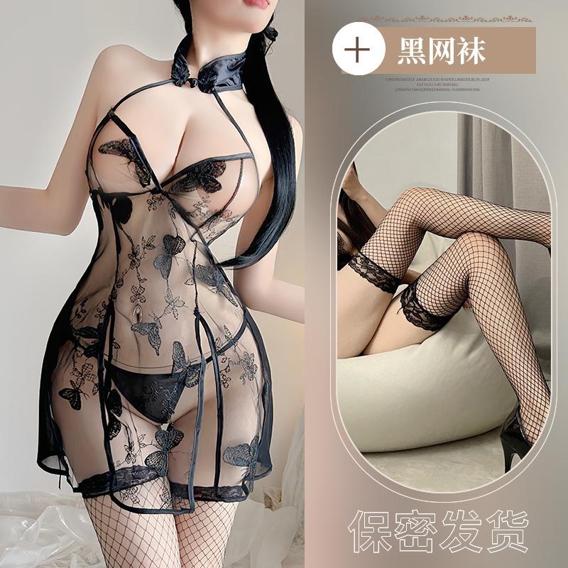 Cheongsam pajamas sexy fun Hanfu uniform temptation hot suit antique cheongsam stimulate temptation passion