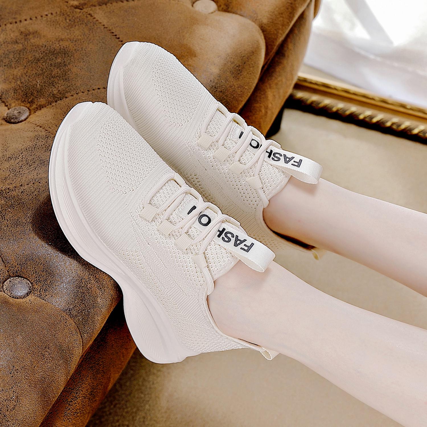 2026 Trendy Women s Breathable Hollow-out Slip-on Low-top Casual Running Flats 37