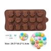 1-29 Handmade Silicone Mould Chocolate Candy Jelly Pudding Ice Mold Baking Tool