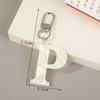 Simple Letters Keychain Backpack Pendant Keyring Bag Hanging Decoration Accessories Gift