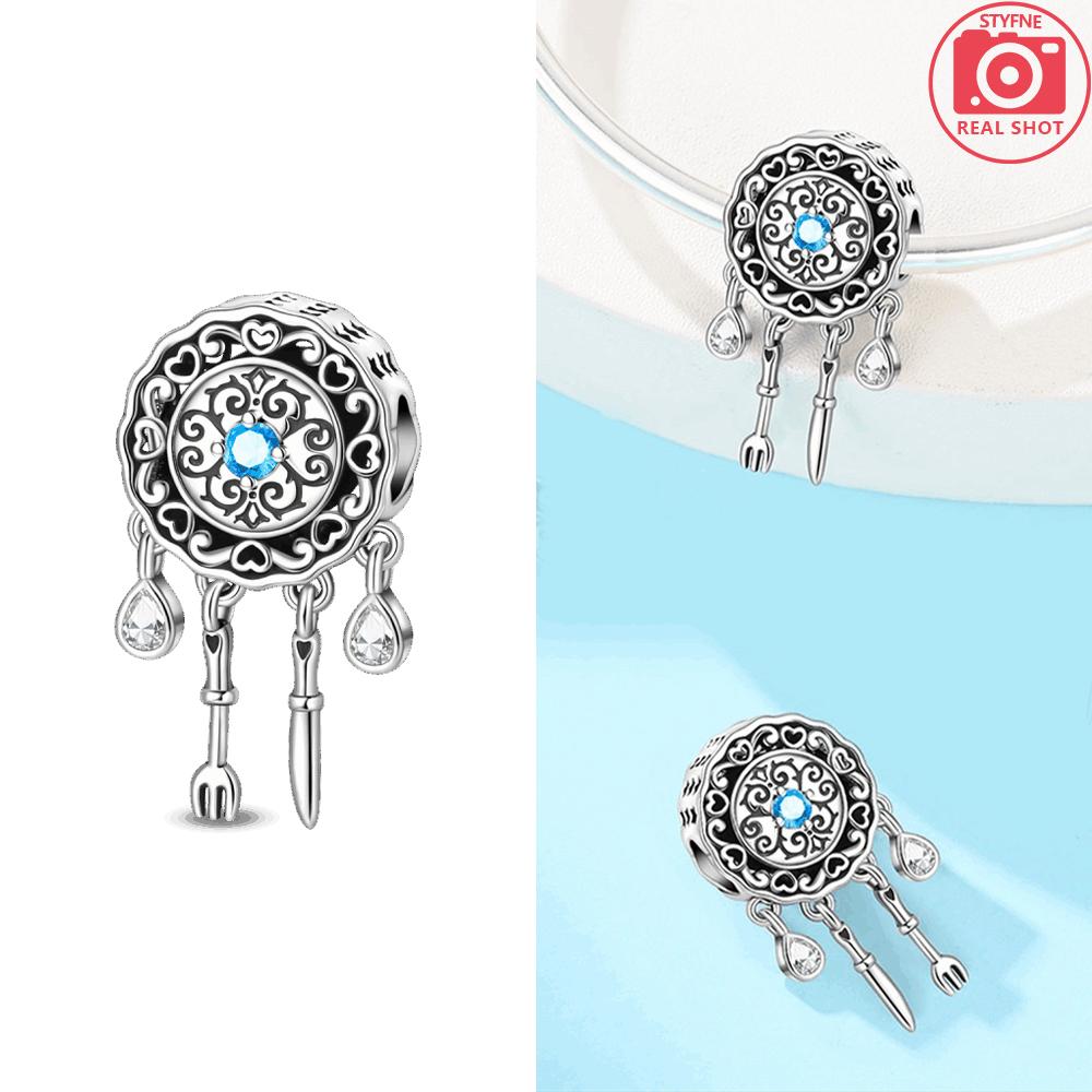 Rose Flower Pink Pendant Heart Green Zircon Wing Original Copper Bead Fit Bracelet Delicate Acessory Women Diy Gift Jewelry