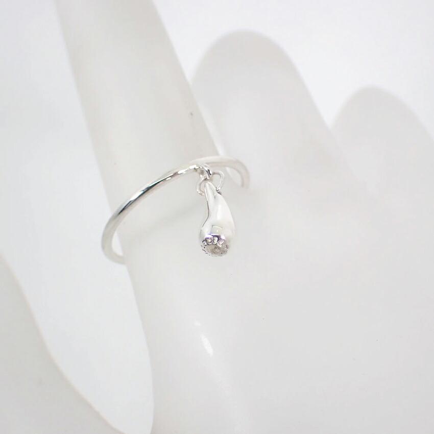 [Pre-owned] Tiffany 925 Teardrop Ring / Size 12 / J51-6